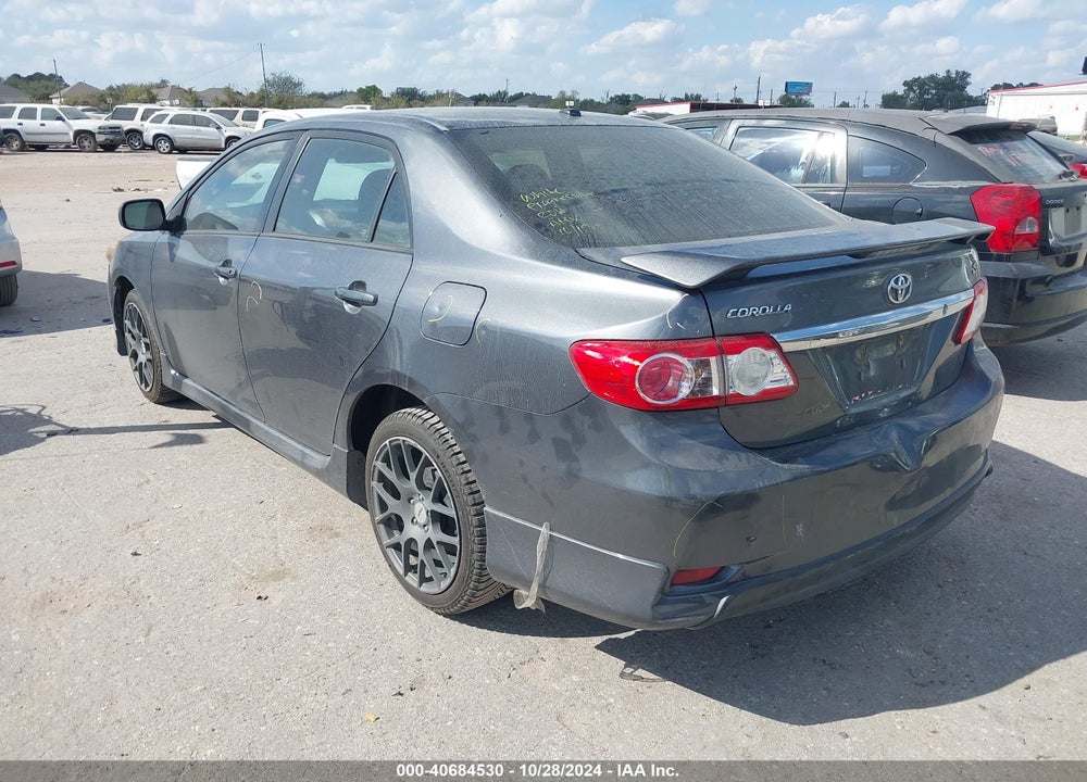 2011 TOYOTA COROLLA S VIN: 2T1BU4EE6BC619820