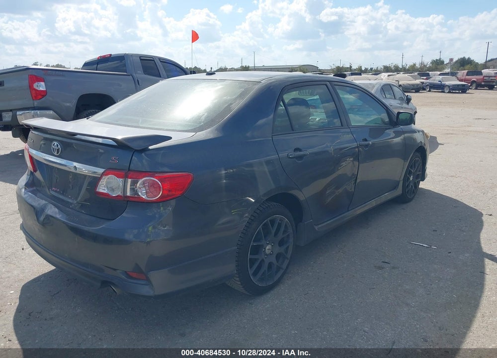 2011 TOYOTA COROLLA S VIN: 2T1BU4EE6BC619820