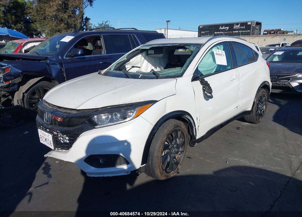 2022 HONDA HR-V 2WD SPORT VIN: 3CZRU5H18NM724720
