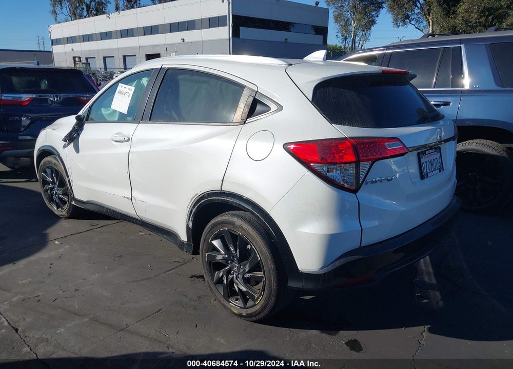 2022 HONDA HR-V 2WD SPORT VIN: 3CZRU5H18NM724720