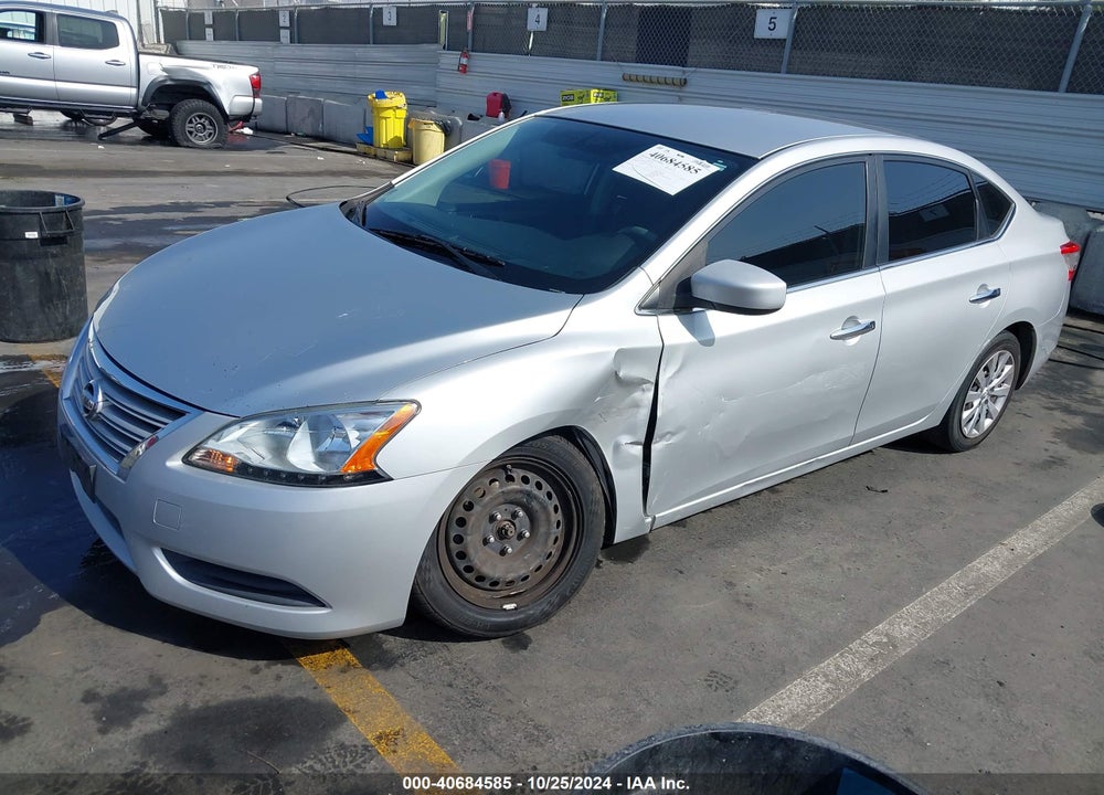 2013 NISSAN SENTRA S VIN: 3N1AB7AP4DL772046