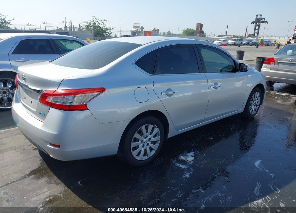 2013 NISSAN SENTRA S VIN: 3N1AB7AP4DL772046