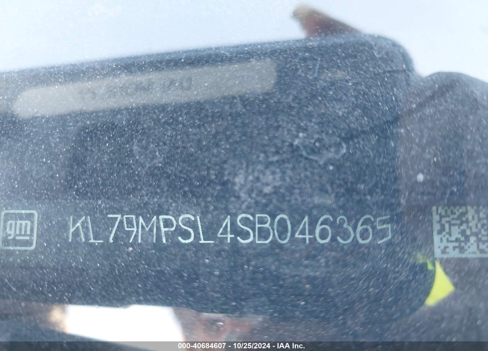 2025 CHEVROLET TRAILBLAZER FWD LT VIN: KL79MPSL4SB046365
