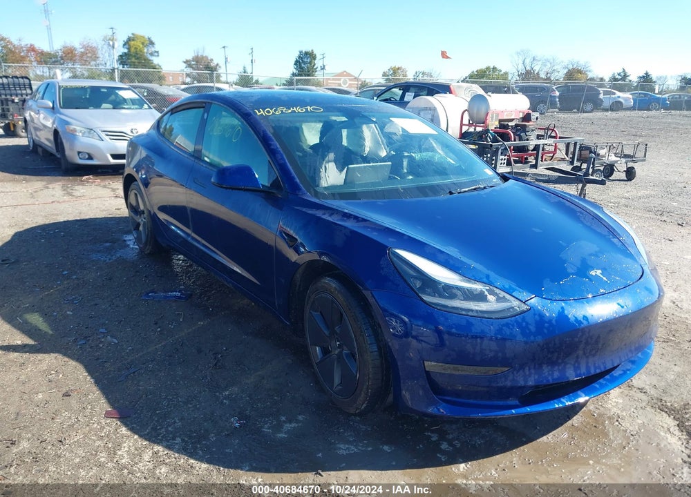 2022 TESLA MODEL 3 LONG RANGE DUAL MOTOR ALL-WHEEL DRIVE VIN: 5YJ3E1EB7NF273413