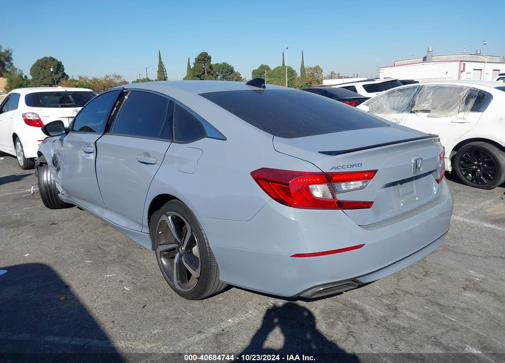 2021 HONDA ACCORD SPORT VIN: 1HGCV1F37MA081473