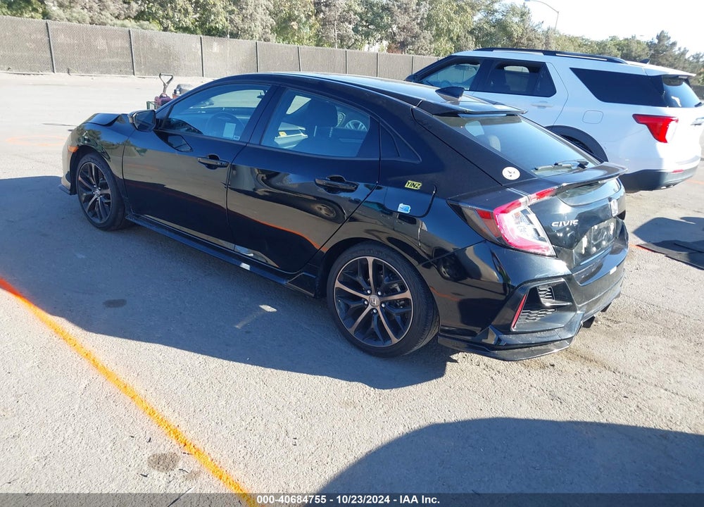 2021 HONDA CIVIC SPORT VIN: SHHFK7H41MU409134