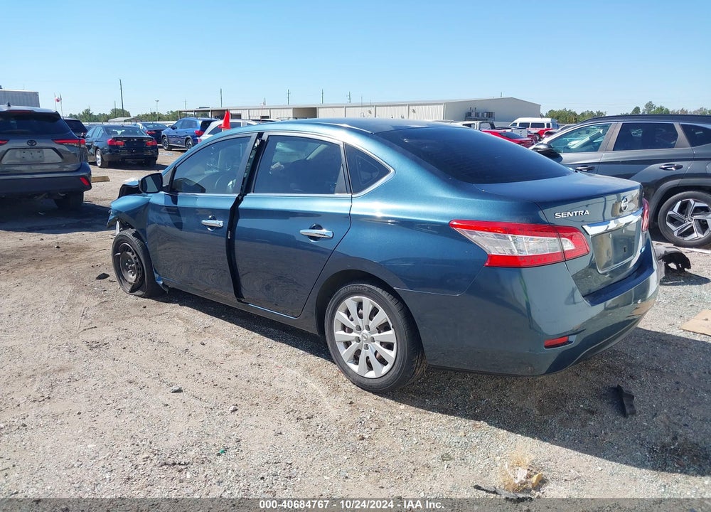 2013 NISSAN SENTRA SV VIN: 1N4AB7AP6DN907028