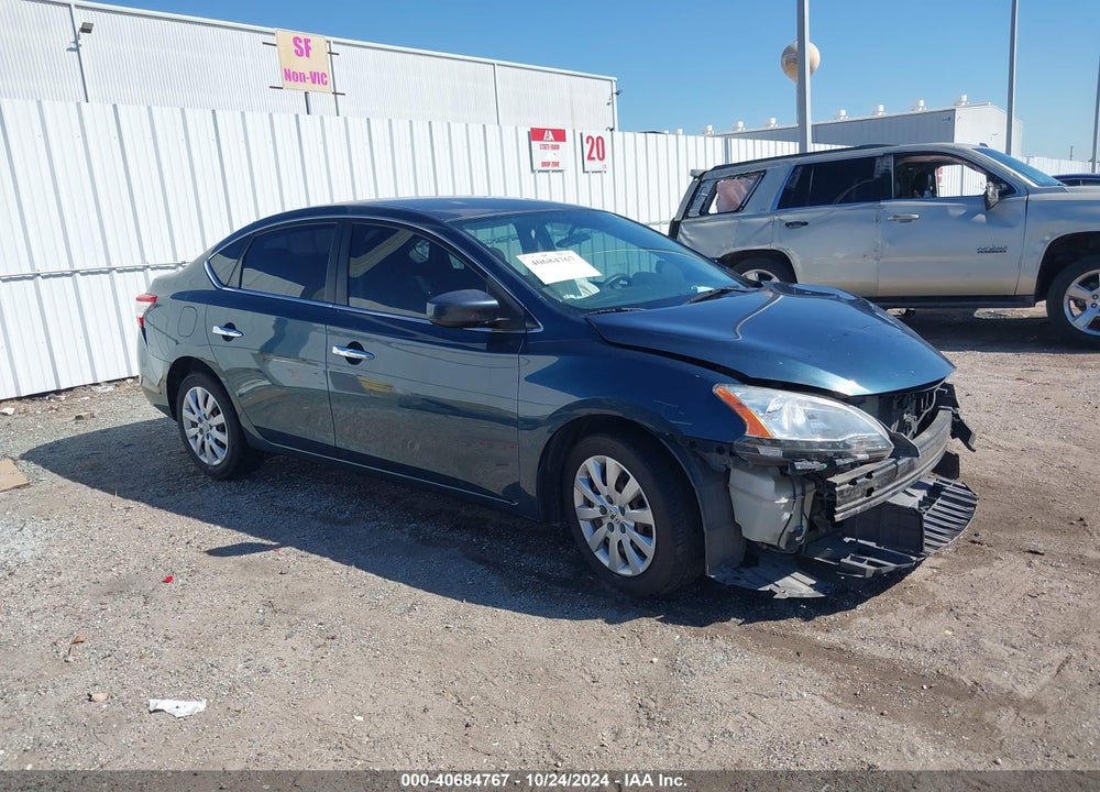2013 NISSAN SENTRA SV VIN: 1N4AB7AP6DN907028
