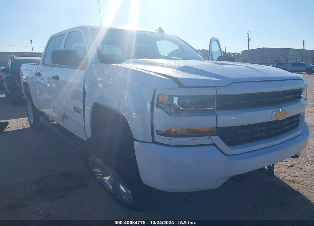 2018 CHEVROLET SILVERADO 1500 CUSTOM VIN: 3GCUKPEC6JG412797