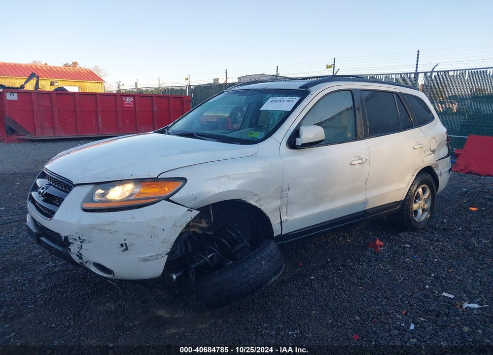 2008 HYUNDAI SANTA FE GLS VIN: 5NMSG73D98H183860