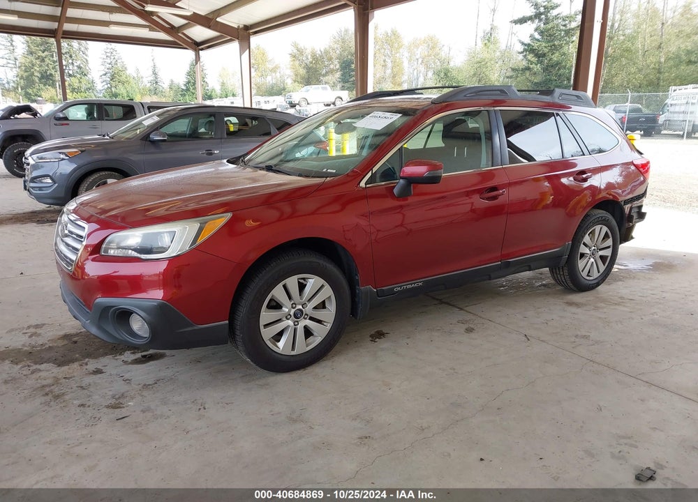2016 SUBARU OUTBACK 2.5I PREMIUM VIN: 4S4BSAHC4G3247453