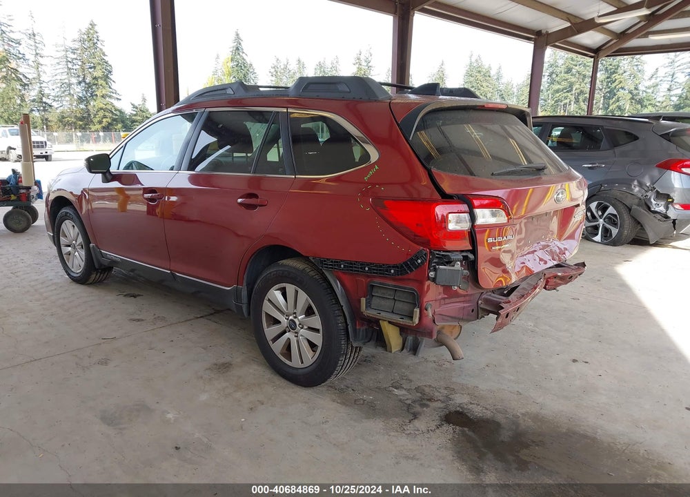 2016 SUBARU OUTBACK 2.5I PREMIUM VIN: 4S4BSAHC4G3247453