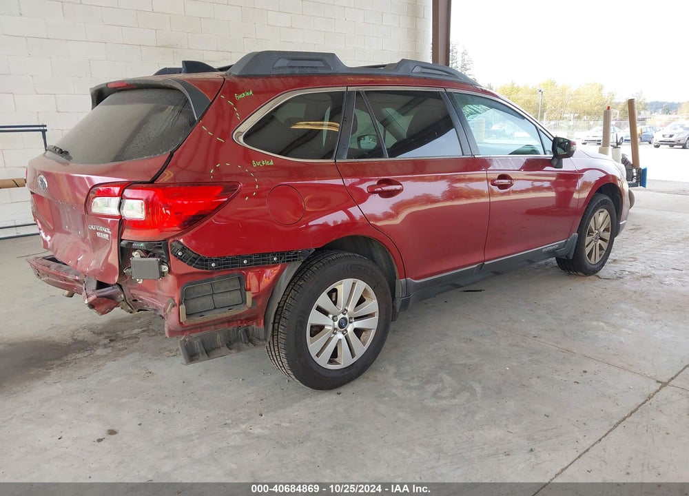 2016 SUBARU OUTBACK 2.5I PREMIUM VIN: 4S4BSAHC4G3247453