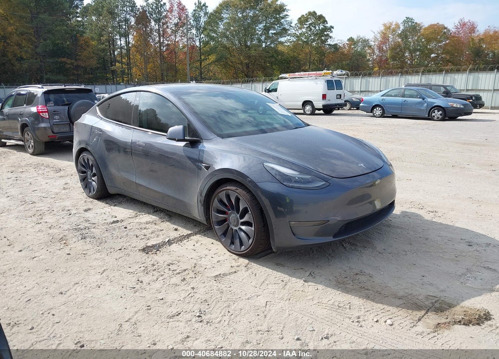 2021 TESLA MODEL Y PERFORMANCE DUAL MOTOR ALL-WHEEL DRIVE VIN: 5YJYGDEF8MF240097