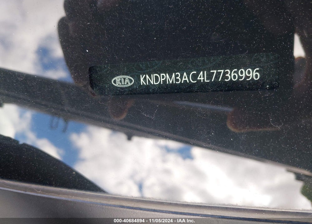 2020 KIA SPORTAGE LX VIN: KNDPM3AC4L7736996
