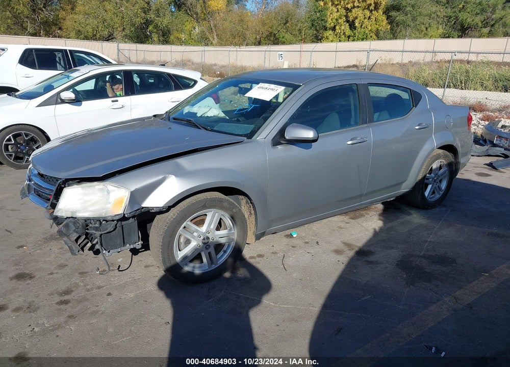 2013 DODGE AVENGER VIN: 1C3CDZCG1DN510966