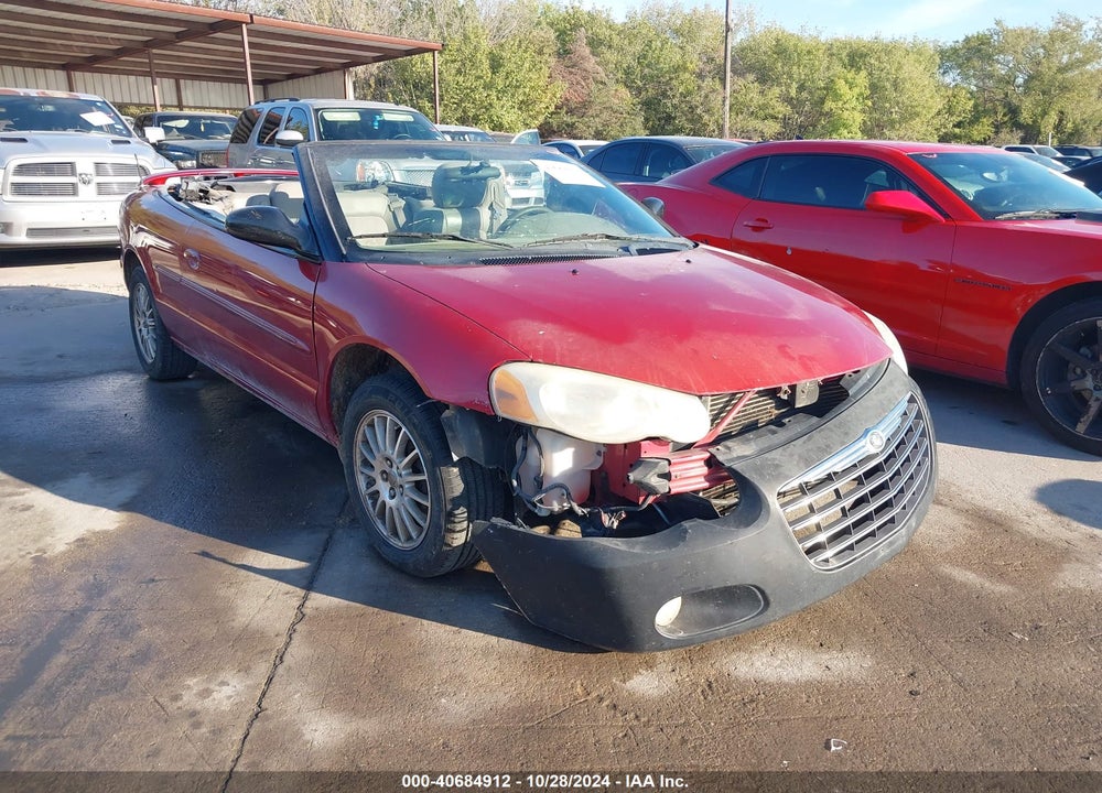 2006 CHRYSLER SEBRING TOURING VIN: 1C3EL55R06N135920