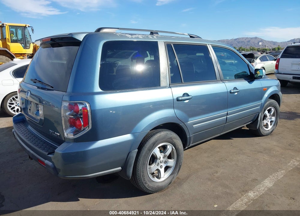 2006 HONDA PILOT EX-L VIN: 5FNYF28796B030171