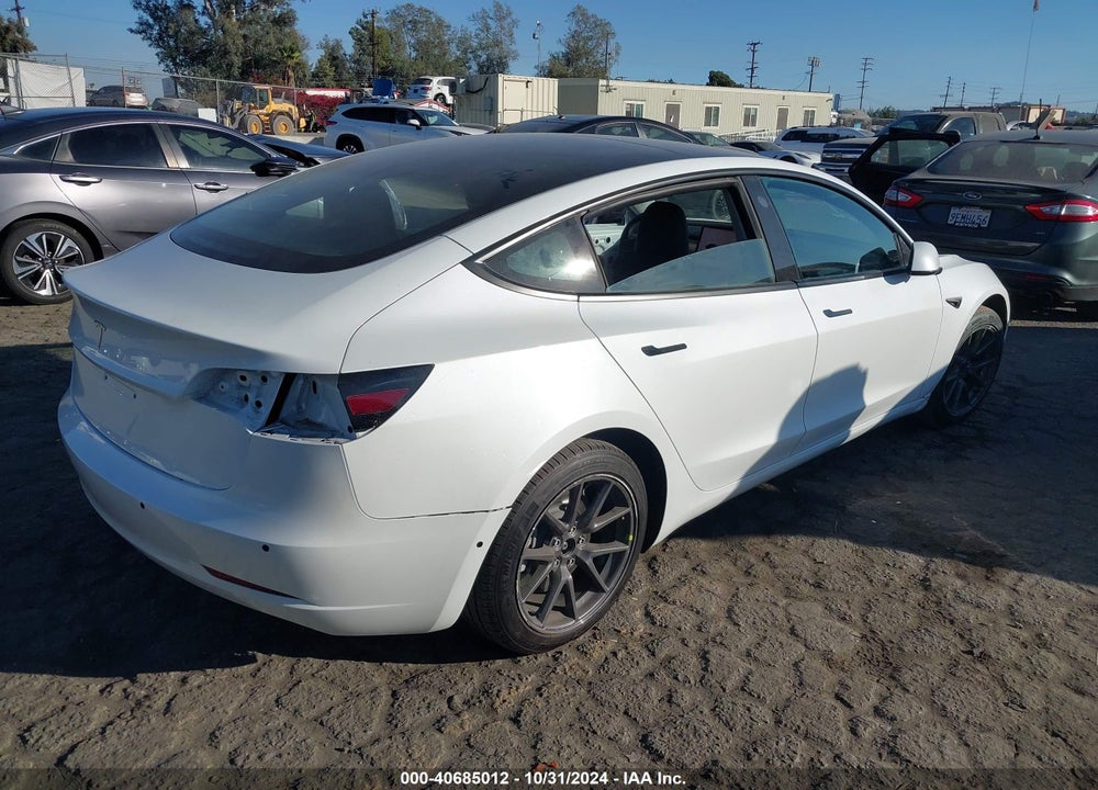 2022 TESLA MODEL 3 REAR-WHEEL DRIVE VIN: 5YJ3E1EA4NF104389