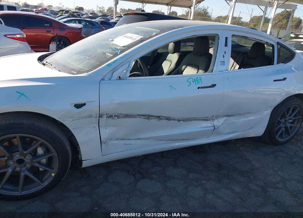 2022 TESLA MODEL 3 REAR-WHEEL DRIVE VIN: 5YJ3E1EA4NF104389