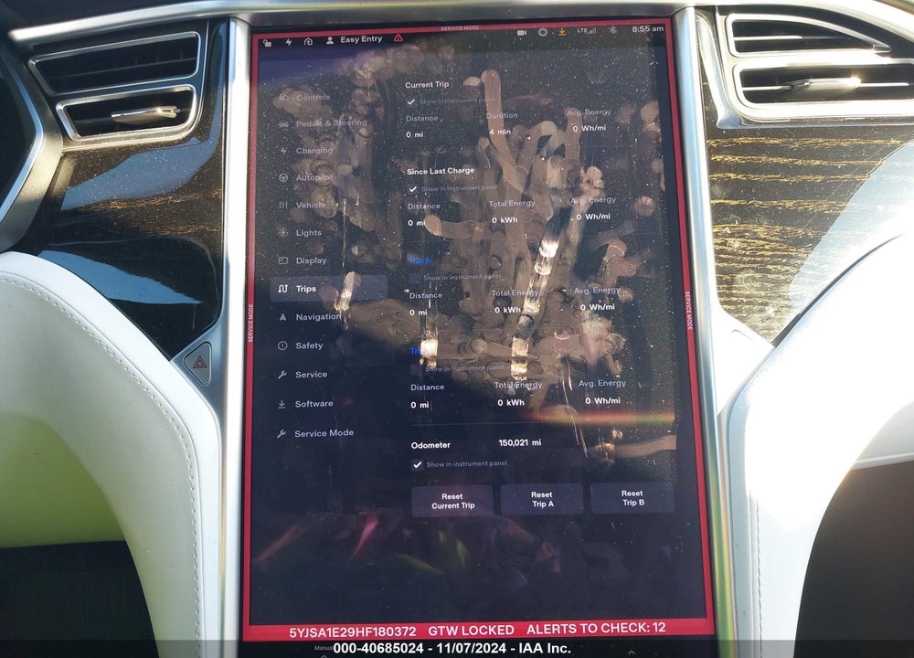 2017 TESLA MODEL S VIN: 5YJSA1E29HF180372