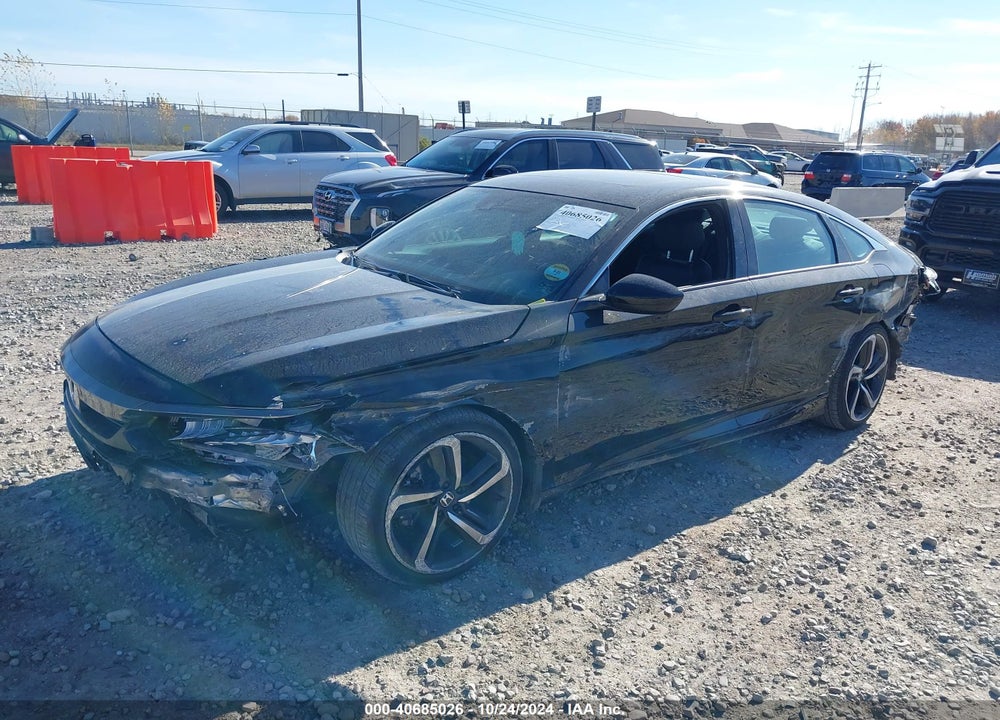 2022 HONDA ACCORD SPORT 2.0T VIN: 1HGCV2F36NA017318
