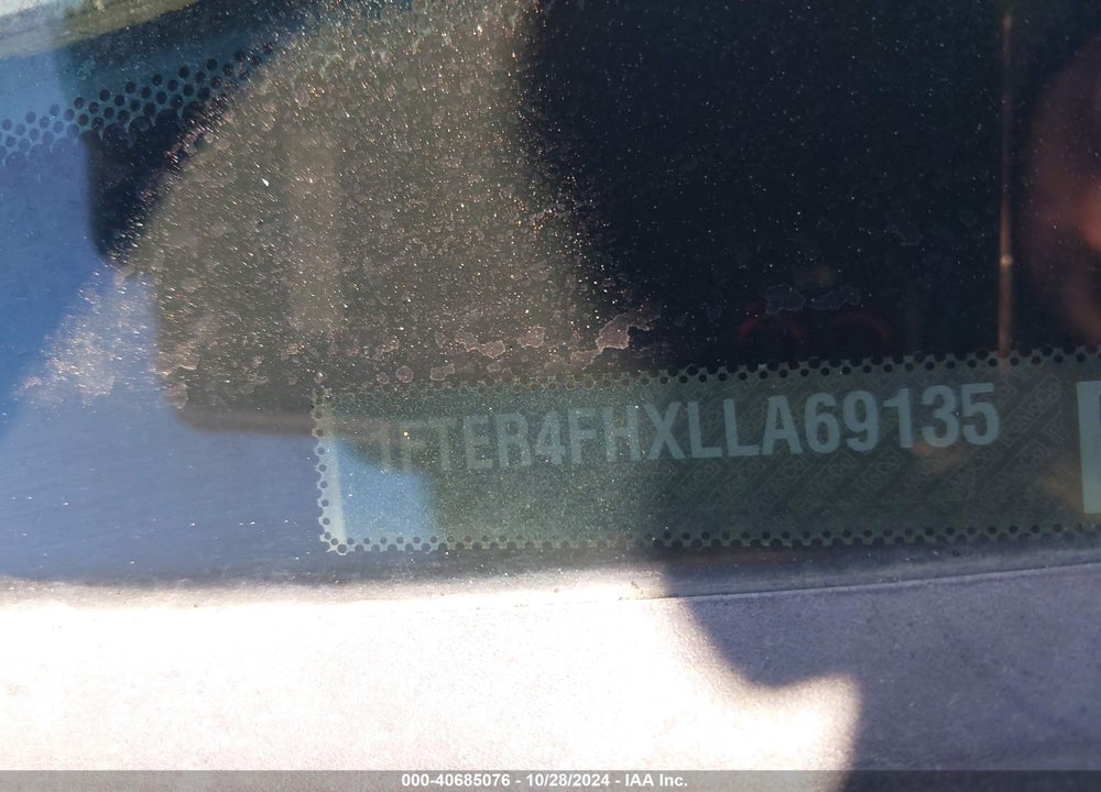 2020 FORD RANGER XLT VIN: 1FTER4FHXLLA69135