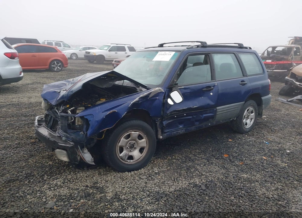 2002 SUBARU FORESTER L VIN: JF1SF63542H753039