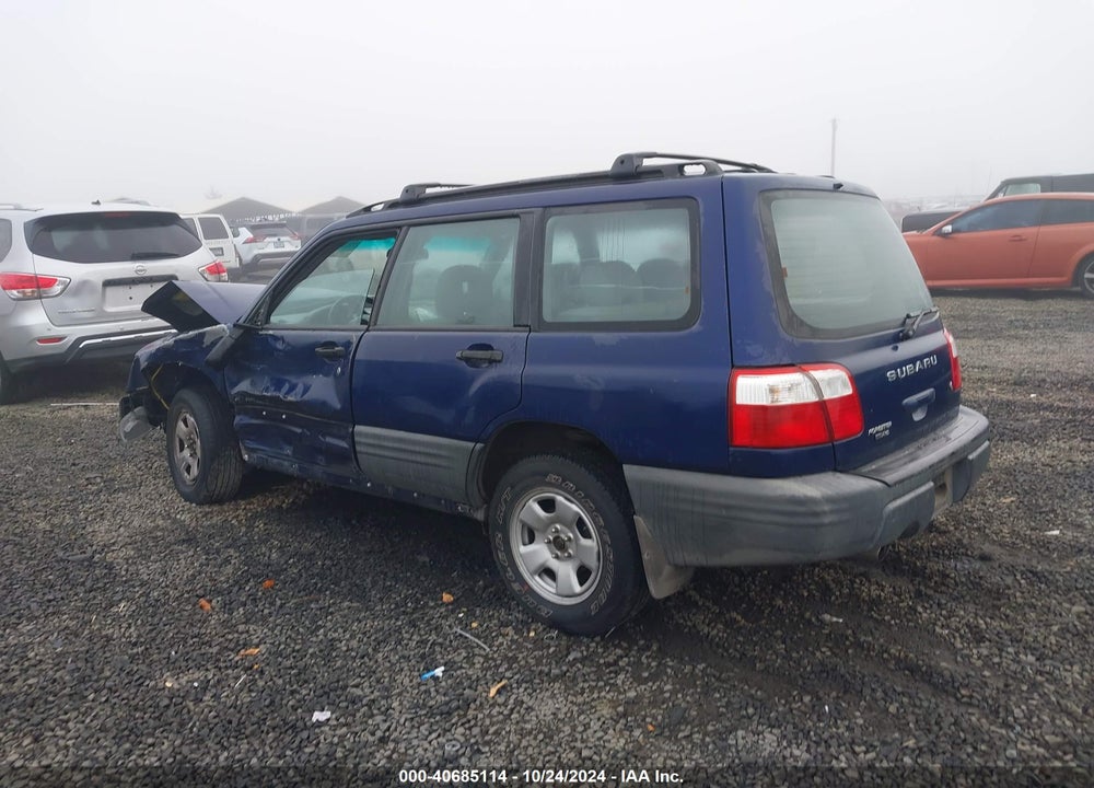 2002 SUBARU FORESTER L VIN: JF1SF63542H753039