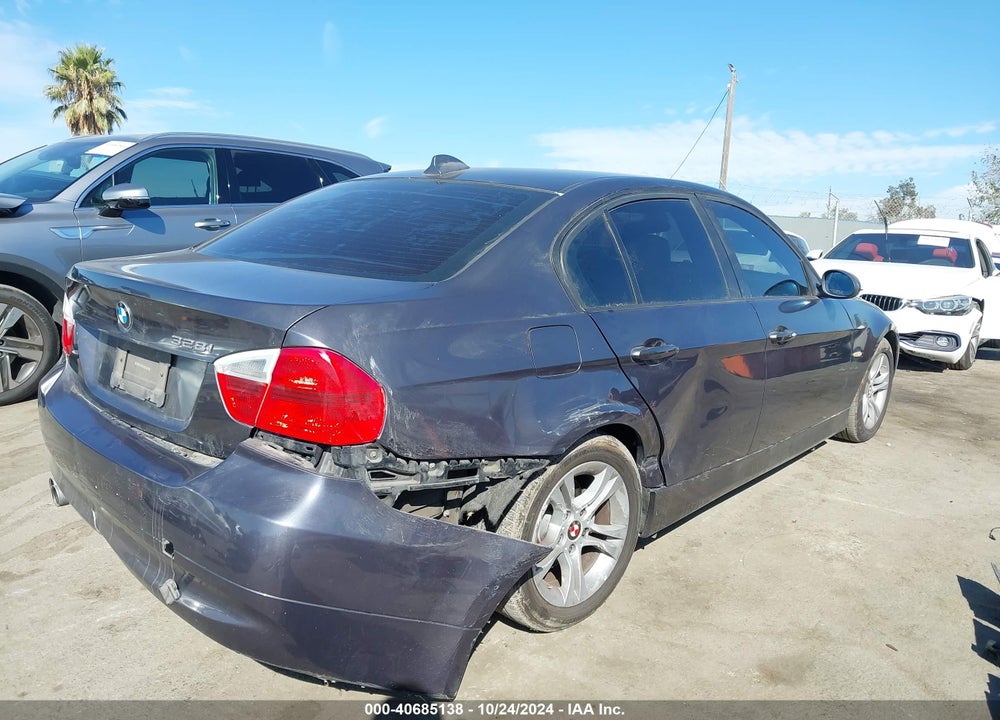 2008 BMW 328I VIN: WBAVA37598NL48011