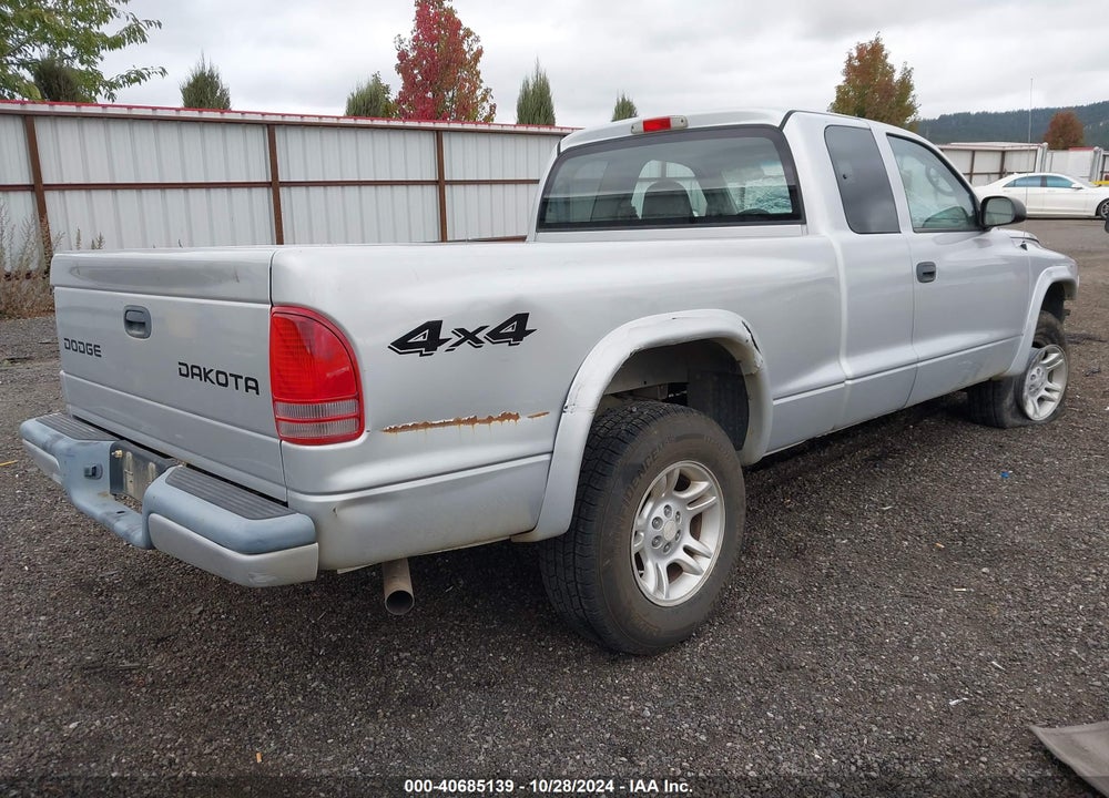 2004 DODGE DAKOTA SPORT VIN: 1D7HG32K54S528079