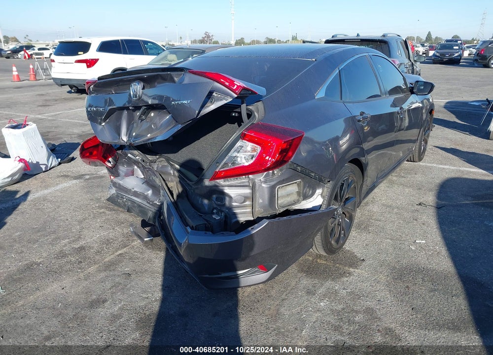 2019 HONDA CIVIC VIN: 2HGFC2F80KH502825
