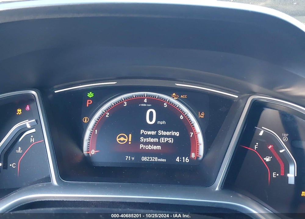 2019 HONDA CIVIC VIN: 2HGFC2F80KH502825