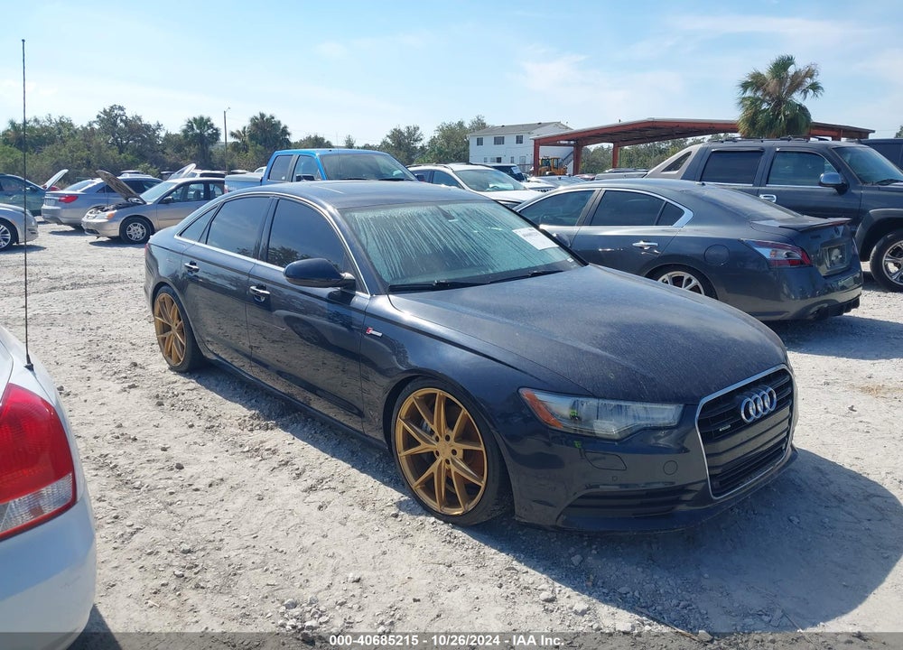 2013 AUDI A6 3.0T PREMIUM VIN: WAUGGAFC5DN066082