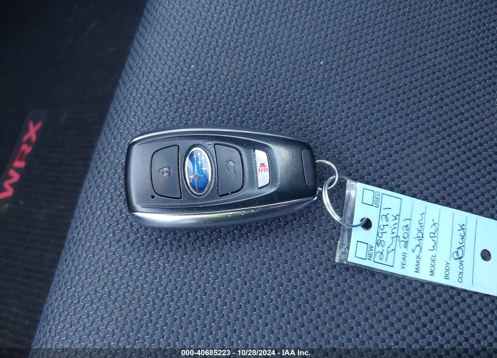 2021 SUBARU WRX PREMIUM VIN: JF1VA1C62M9802209