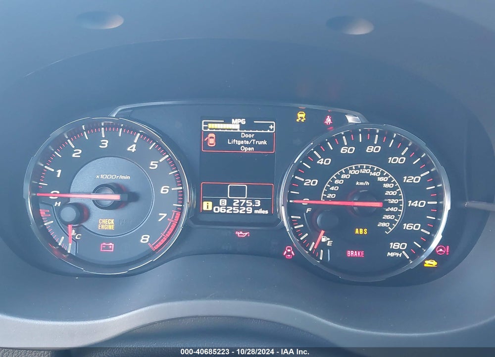 2021 SUBARU WRX PREMIUM VIN: JF1VA1C62M9802209