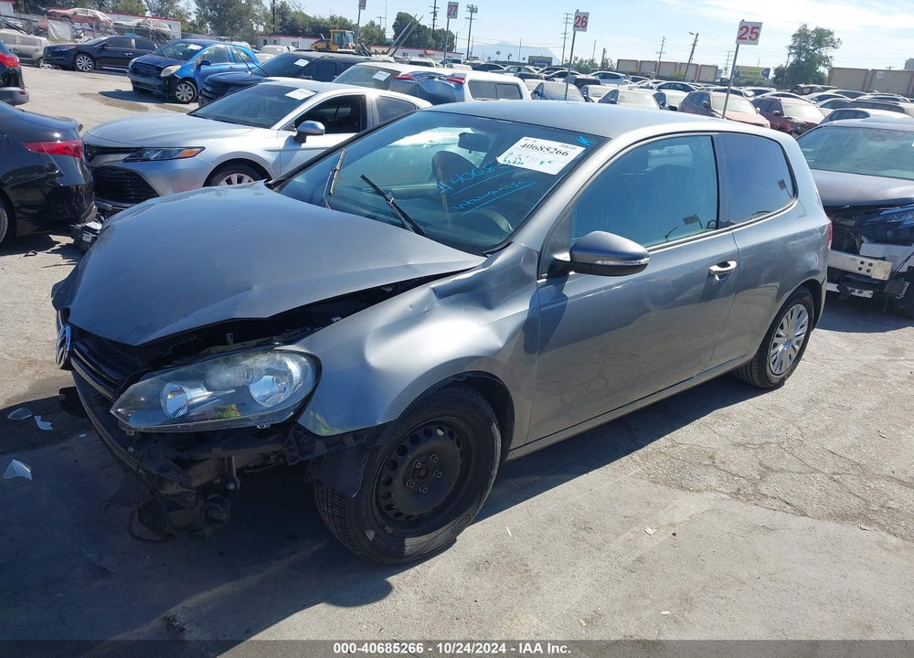 2012 VOLKSWAGEN GOLF 2.5L 2-DOOR VIN: WVWBB7AJ3CW303472