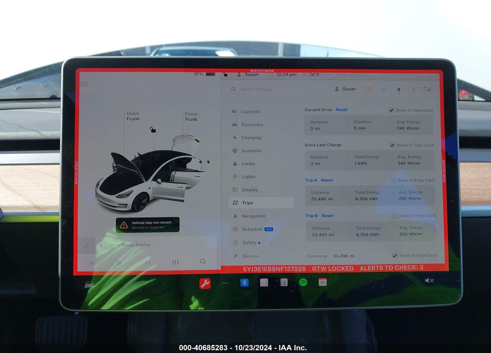2022 TESLA MODEL 3 LONG RANGE DUAL MOTOR ALL-WHEEL DRIVE VIN: 5YJ3E1EB8NF137226