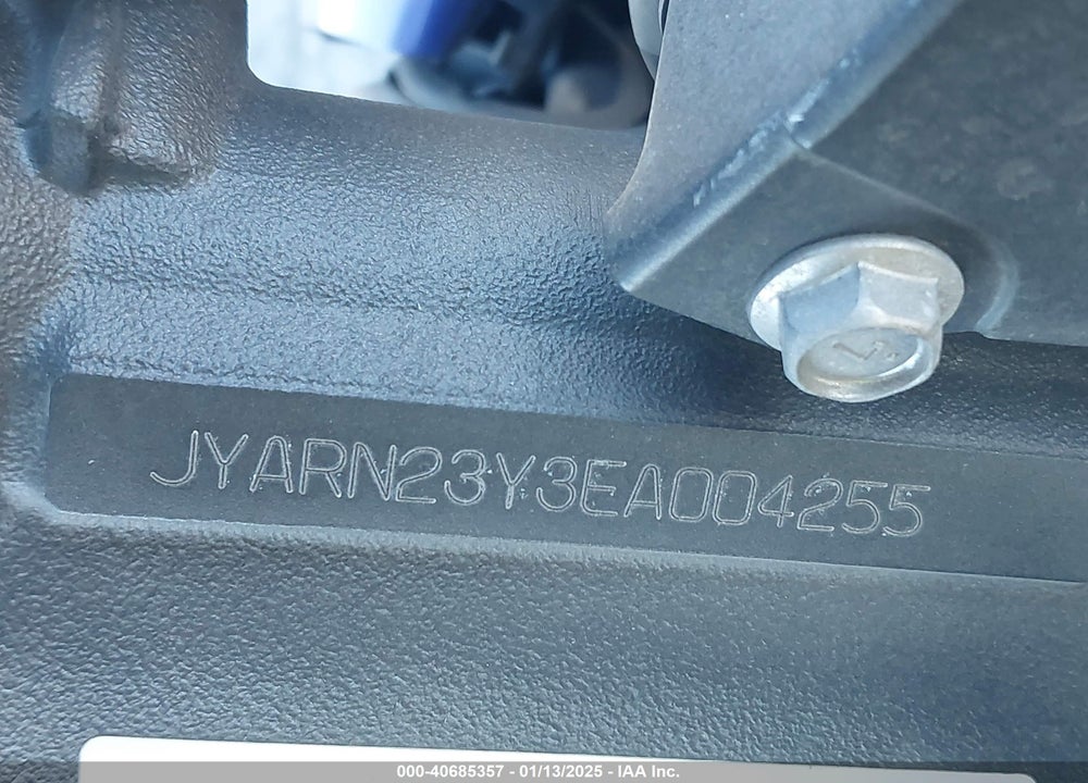 2014 YAMAHA YZFR1 C VIN: JYARN23Y3EA004255