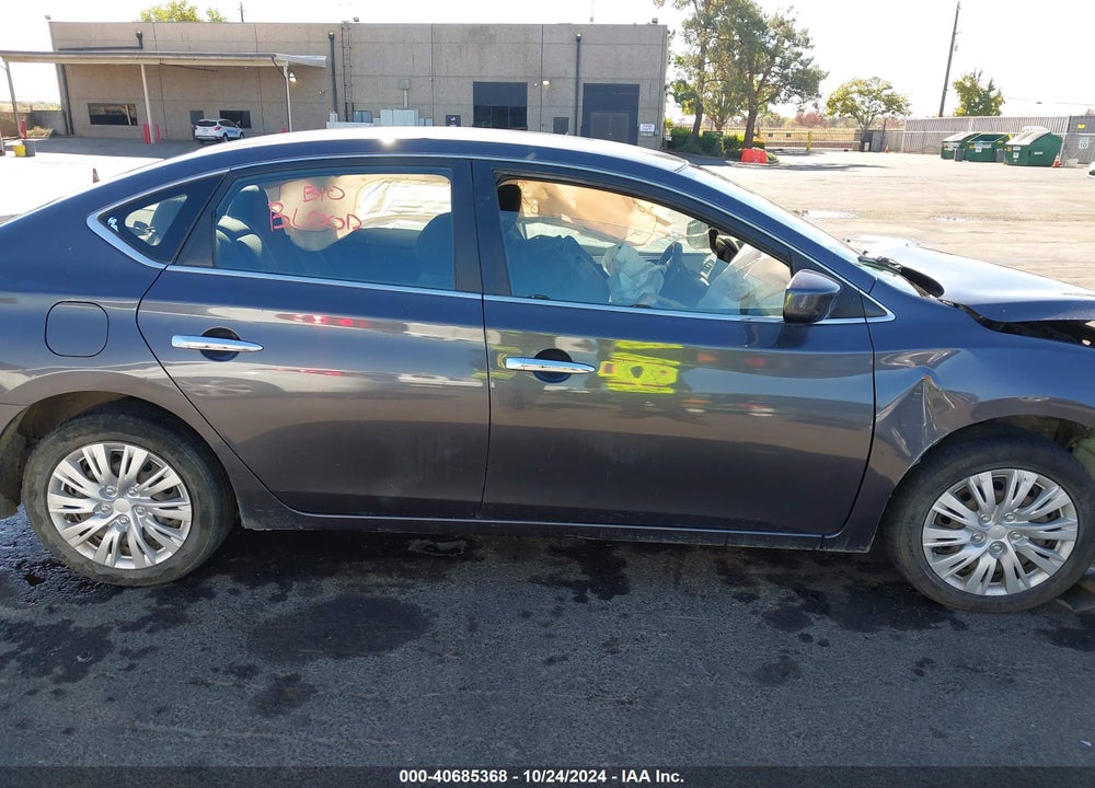 2013 NISSAN SENTRA S VIN: 3N1AB7AP1DL743166