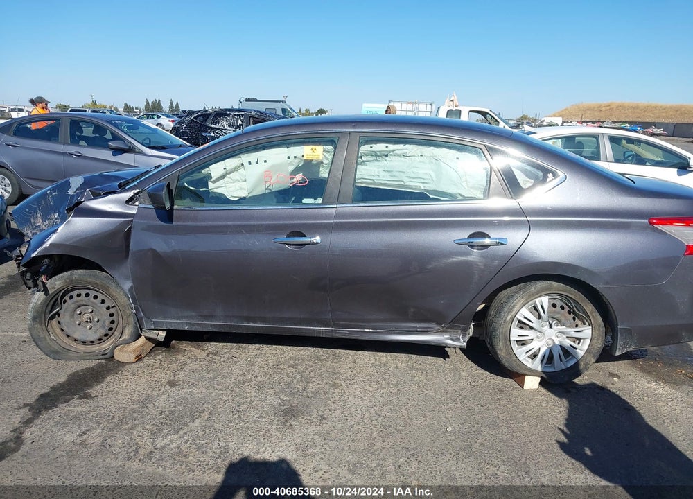 2013 NISSAN SENTRA S VIN: 3N1AB7AP1DL743166