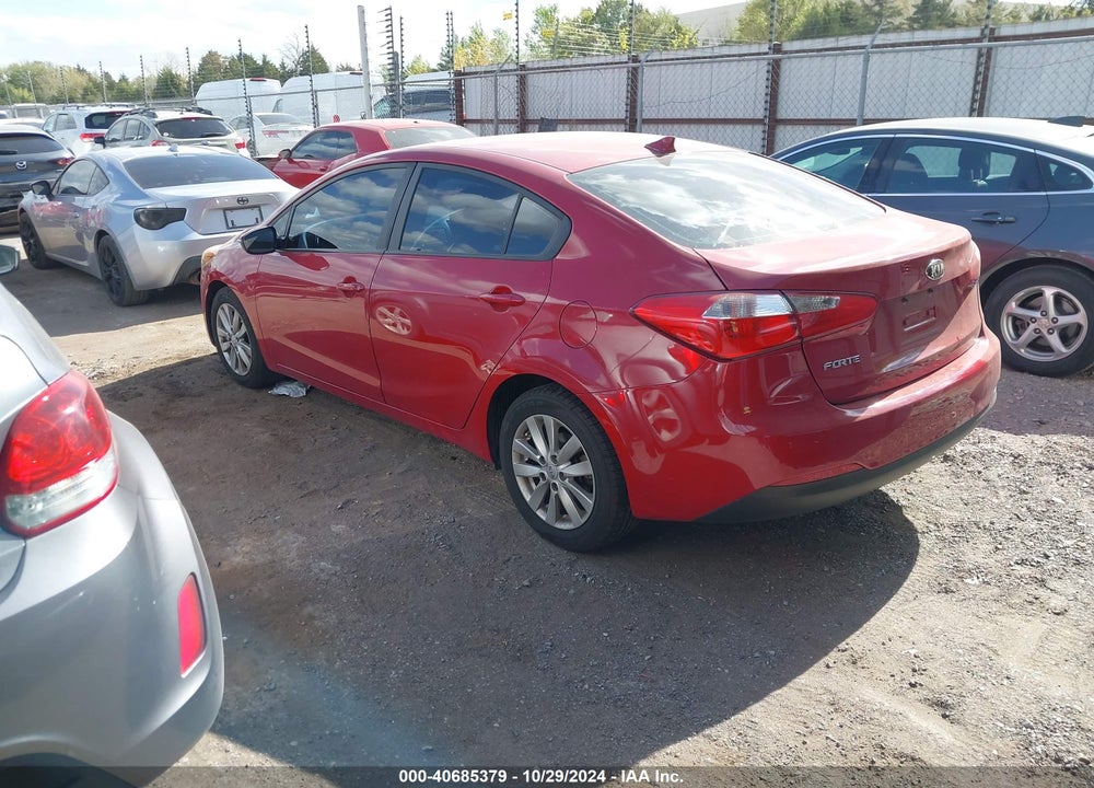 2014 KIA FORTE LX VIN: KNAFX4A67E5179709