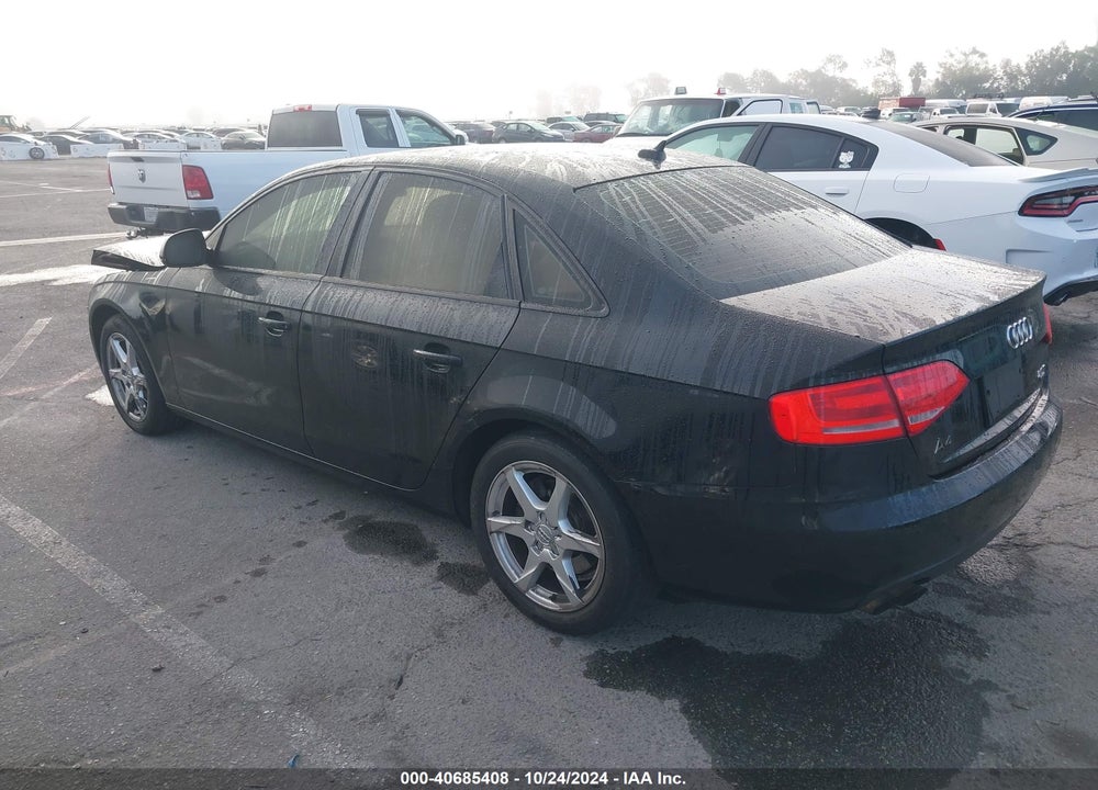 2009 AUDI A4 2.0T PREMIUM VIN: WAULF78K59N030814