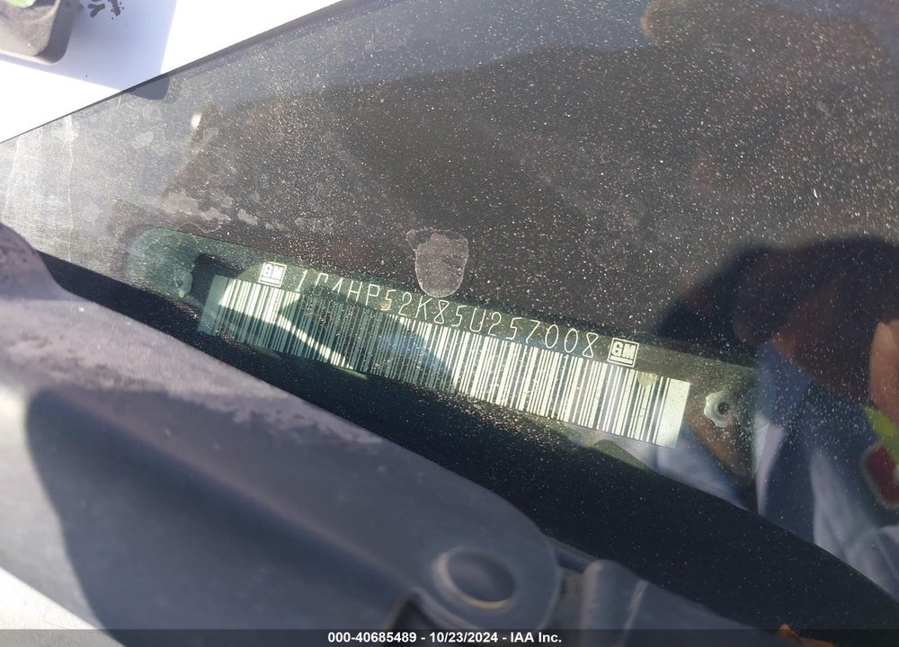 2005 BUICK LESABRE CUSTOM VIN: 1G4HP52K85U257008