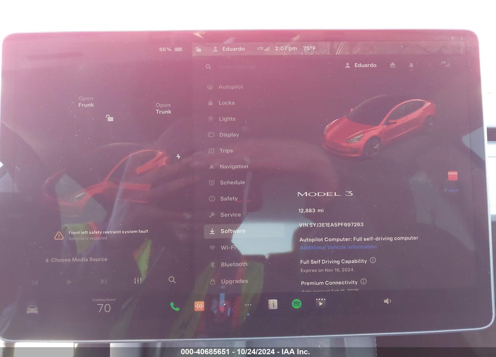 2023 TESLA MODEL 3 VIN: 5YJ3E1EA5PF697263