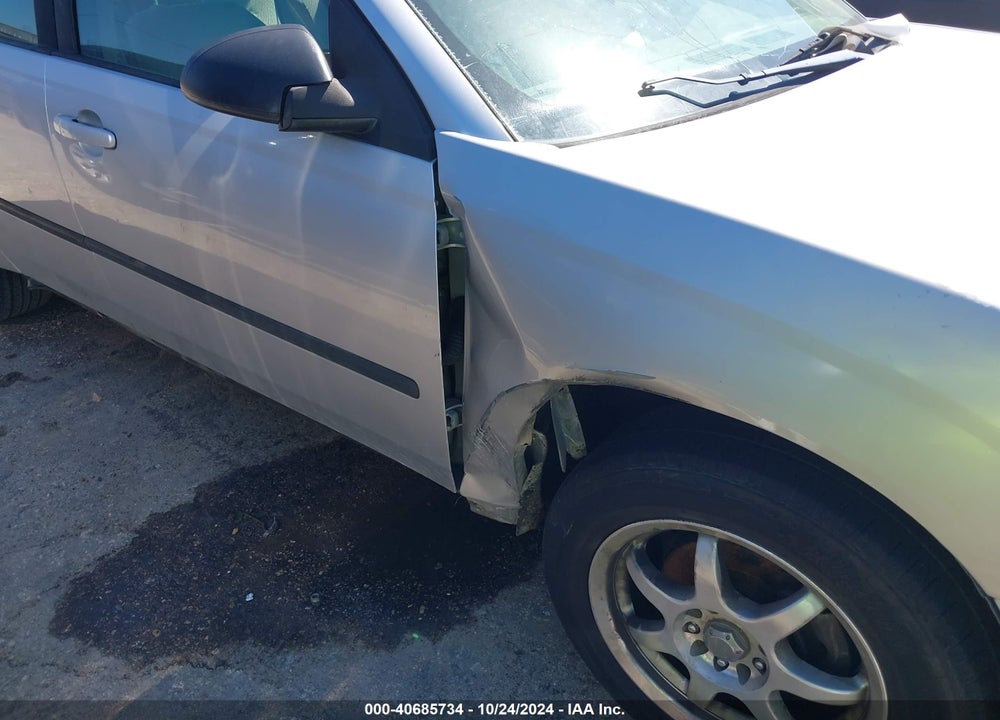 2005 CHEVROLET MALIBU VIN: 1G1ZS52F85F262040