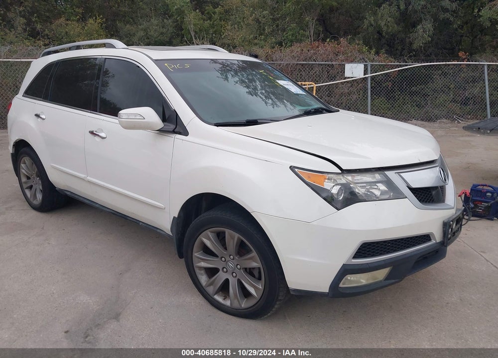 2010 ACURA MDX ADVANCE PACKAGE VIN: 2HNYD2H74AH517765