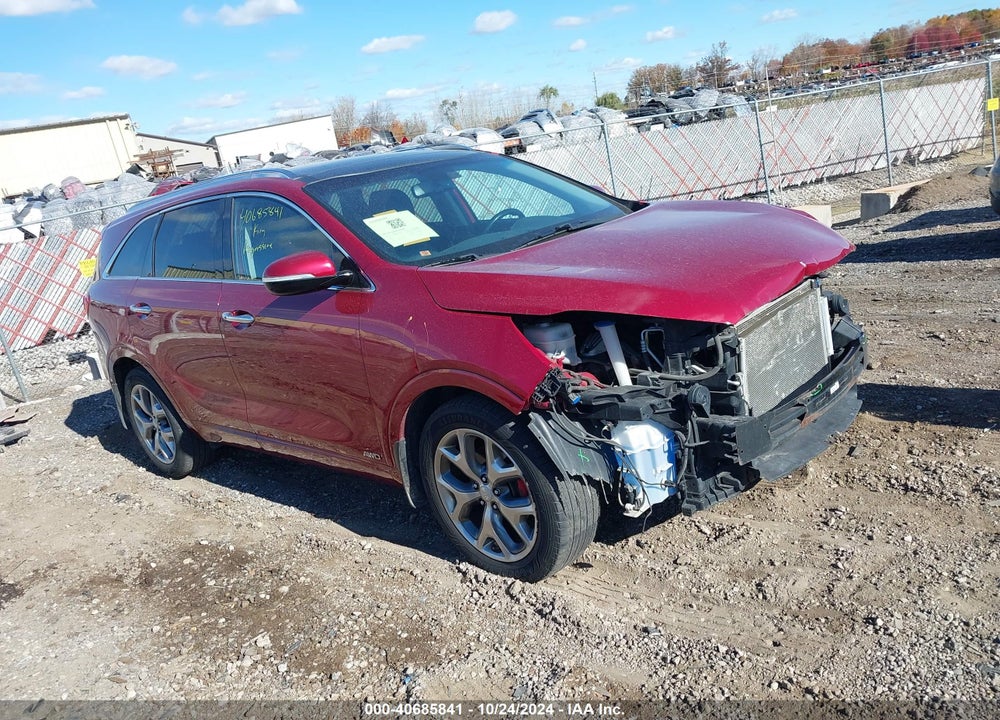 2017 KIA SORENTO 3.3L SX VIN: 5XYPKDA51HG310237