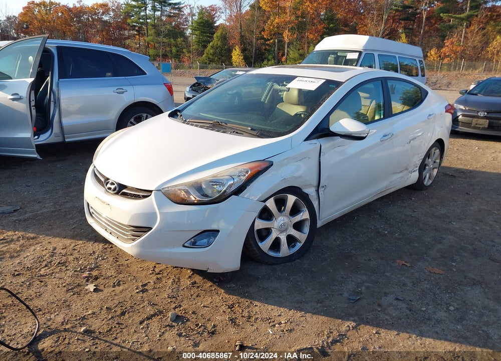 2013 HYUNDAI ELANTRA LIMITED VIN: 5NPDH4AEXDH326165