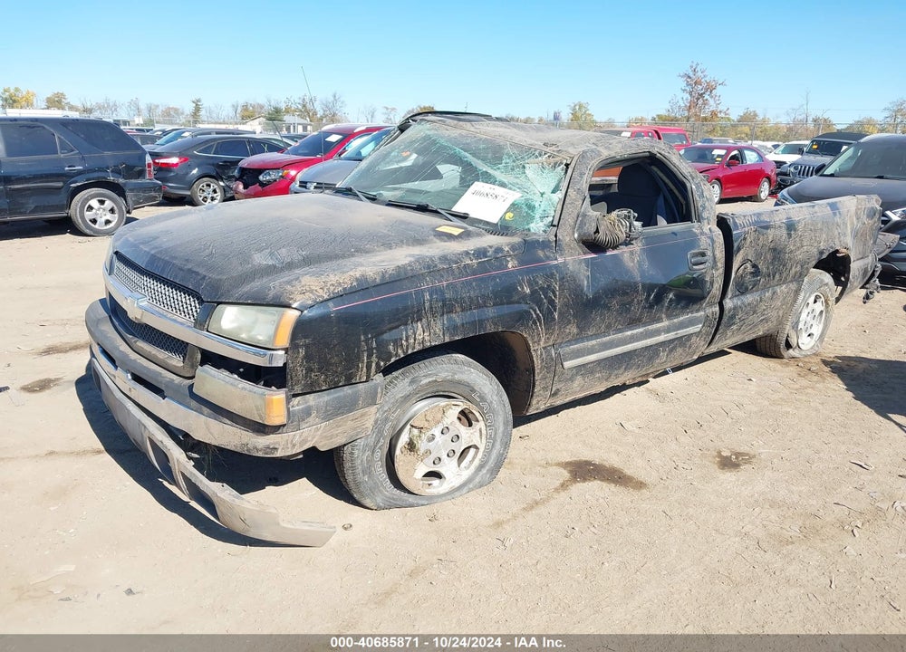 2004 CHEVROLET SILVERADO 1500 LS VIN: 1GCEC14T84E109421